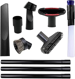 Vacuum Attachments for Shop Vac Accessories 1 1/4 inch & 1 3/8 inch Household Cleaning Kit With Adapter（10 Pcs）
