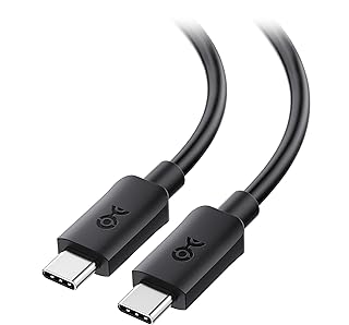 Cable Matters USB C to USB C Monitor Cable 6 ft / 1.8m with 4K 60Hz Video Resolution, 100W Power Delivery, and 5Gbps USB-C 3.1 Gen 1 Data Transfer